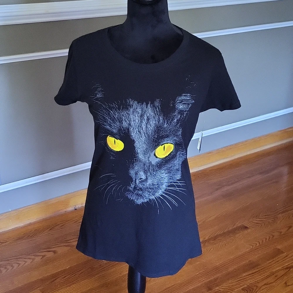 Black Cat T Shirt